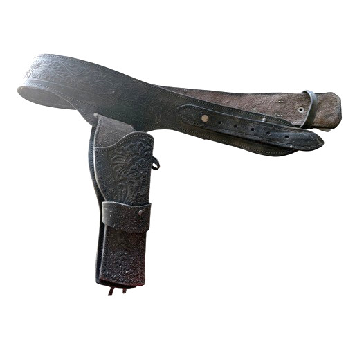 Fondina pistola pelle lavorata