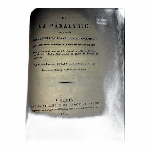 Potain la paralysie - potain,