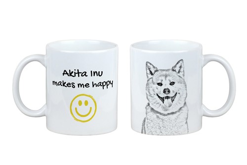 Akita inu tazza - con, il
