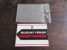 Suzuki T500R T500 R 1971 OEM