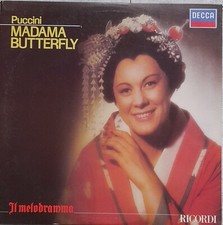 PUCCINI MADAMA BUTTERFLY 3 LP