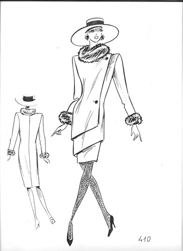 Bozzetto figurino moda - bozzetto,
