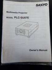ISTRUZIONI / MANUALE ORIGINALE SANYO PLC-SU07E VIDEOPROIETTORE