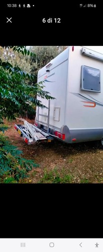 Portamoto per camper montato - per,