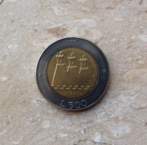 500 lire 1987 san marino - lire,