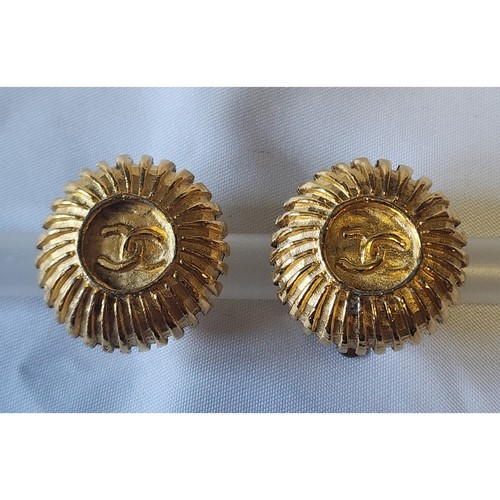 Orecchini chanel clip oro - clip,