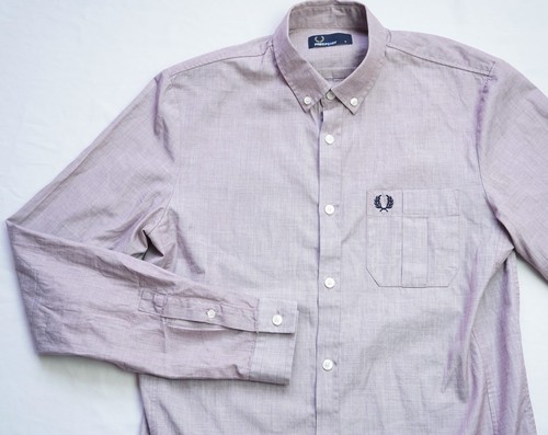 Fred perry button shirt uomo - shirt,