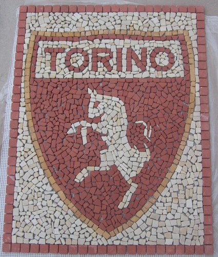 Rosone torino mosaico su - torino,,