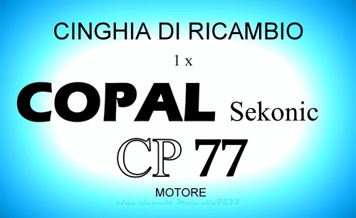 Cinghia ricambio motore - ★,