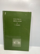 Lecture Notes on Numerical