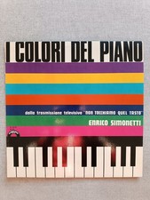 Enrico Simonetti "I Colori Del Piano" Italian Lounge Library Vinyl LP