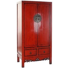 ARMADIO LACCATO ROSSO ORIENTAL