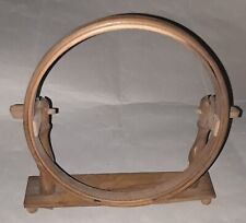 Telaio antico da tavolo con base per ricamo 