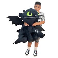 Dragon Trainer 3 o 4 Furia Buia e Chiara fino a 110cm Peluche Grande Plush XXL