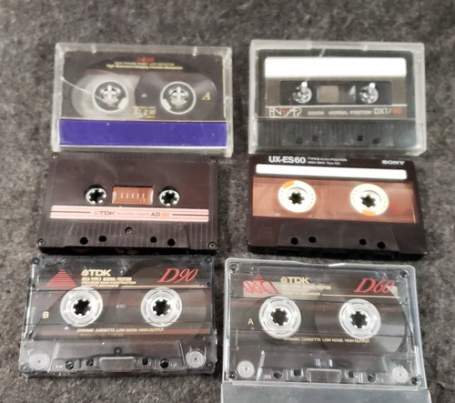 Lotto nastri audiocassette - lotto,
