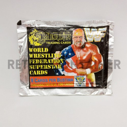 Cards topps merlin wwf - cards,