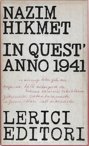Hikmet nazim quest - in, quest'anno