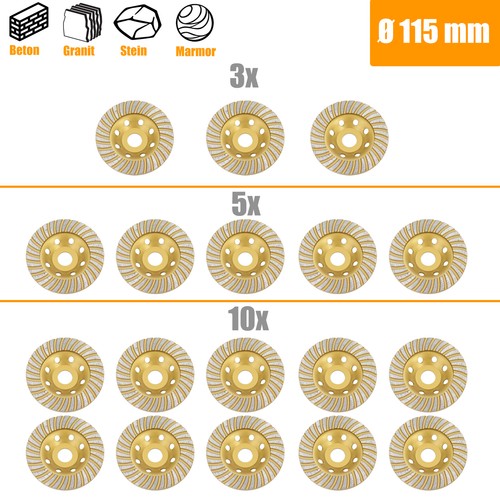 Segmento diamantato mola tazza - mola,