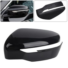 Tappo copri specchietto retrovisore sinistro N/S nero lucido per Nissan Qashqai J11 2013-2022