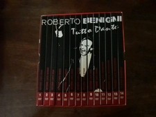 ROBERTO BENIGNI, TUTTO DANTE, COFANETTO 14 DVD CON LIBRETTO, COMPLETO