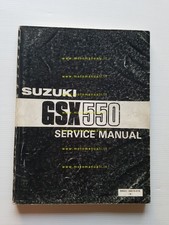 SUZUKI GSX 550 1983 manuale officina originale TESTO INGLESE