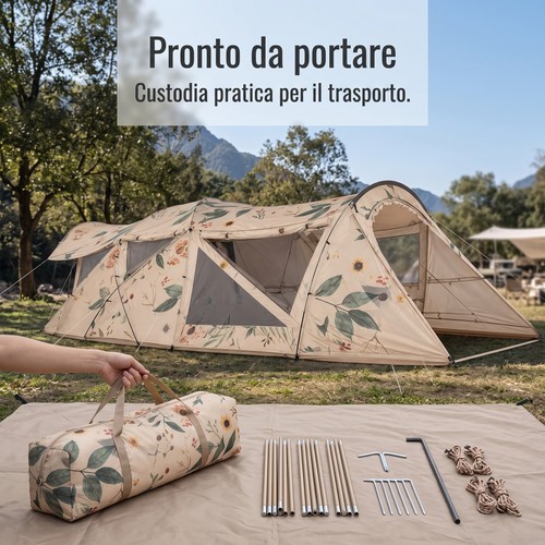 Tenda campeggio posti - tenda, 10