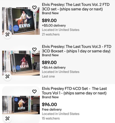 Elvis presley the last - the, tours