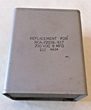 Condensatore carta-olio 8uF