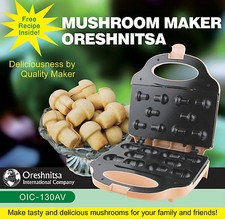 Macchina per funghi 10 PC, 130 AV, Oreshki Maker, Pasticceria, Biscotti piccoli,
