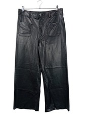 ZARA Pantaloni in ecopelle