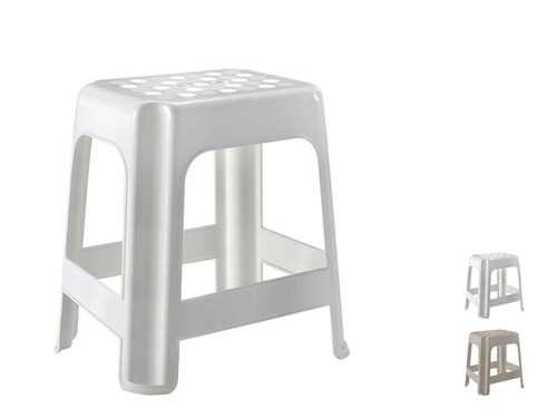 Sgabello plastica 43x34x42 - sgabello,