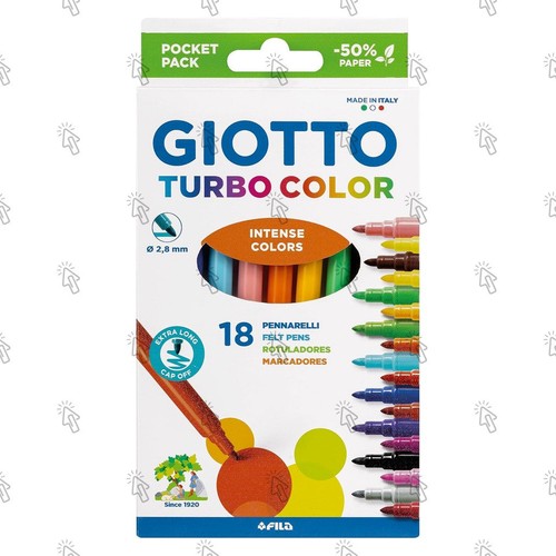 Pennarello giotto turbo - pennarello, color