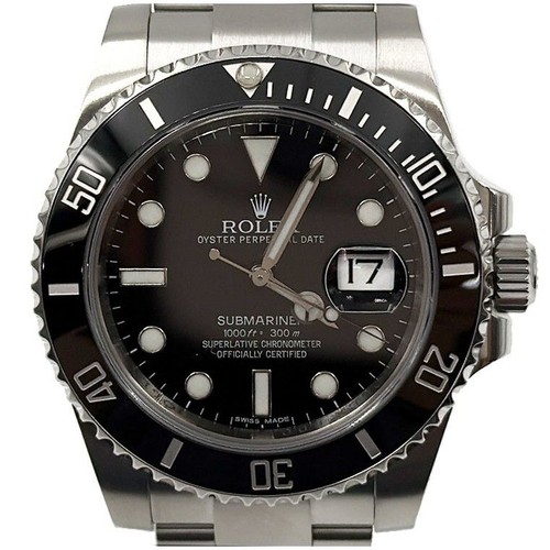 Rolex submariner steel watch - rolex,