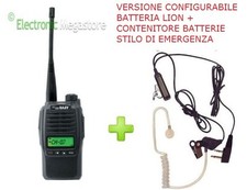 POLMAR EASY PMR446 UHF PORTATILE VERSIONE CONFIGURABILE OMAGGIO AURICOLARE ARIA