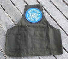 Fascia da spalla vintage E.I. missioni U.N. raro mod. x mimetica verde 1990-1991