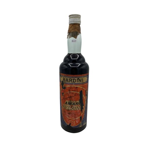 Vintage bottle bardini amaro - bottle,