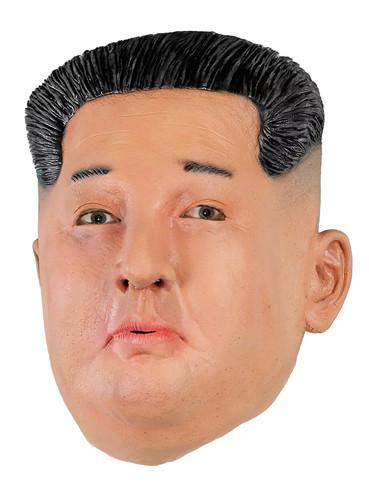 Maschera politica kim yong - kim, yong-un