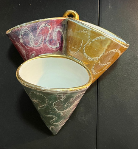 Tasca parete ceramica - tasca, in