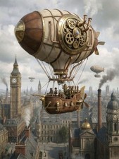 STEAMPUNK HOT AIR BALOON
