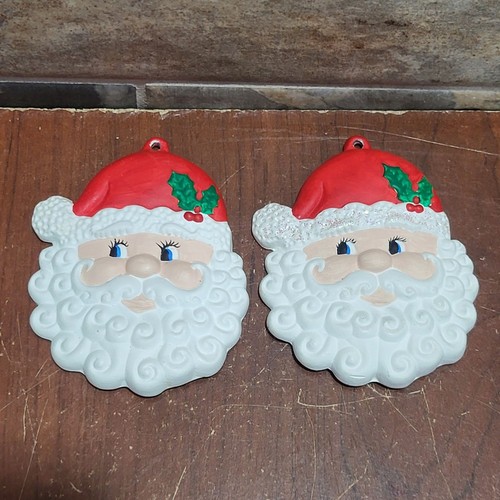 Ornamento faccia babbo - ornamento,
