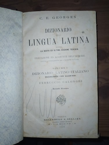 Georges dizionario della - c.,