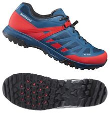 Shimano ET5 R ET500 Erl 38 Piatto Pedal Bicicletta Scarpe Rosso Blu Enduro Ebike