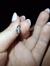 orecchini in oro Bianco 18 kt.  Per Neonata.