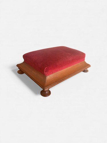 Antico poggiapiedi legno - poggiapiedi,