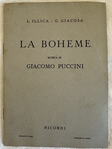 Giacosa illica boheme - giacosa, la