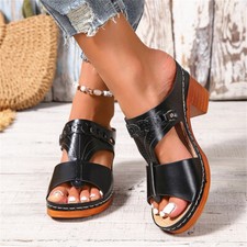 Sandali donna tacco a blocco