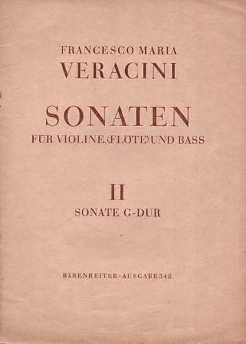 Veracini sonata ii - m., per