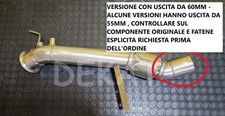 DOWNPIPE INOX TUBO DPF BMW E87