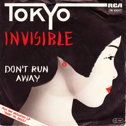 Tokyo invisible vinyl singolo - tokyo,