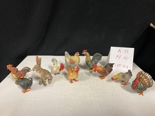 Statuina  presepe vintage in pasta di cartapesta 4-5 cm